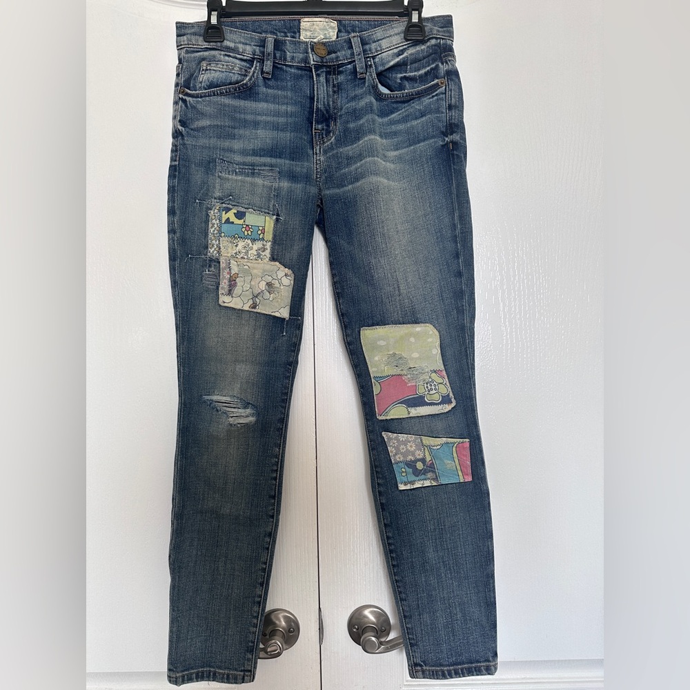 Current Elliott- Dirty, Loved, Hippy boyfriend jeans